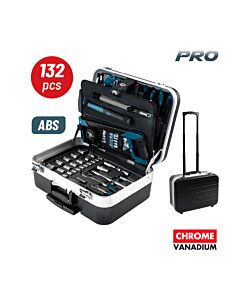 ΣΕΤ 132τμχ BORMANN PRO BHT5210 ΕΡΓΑΛΕΙΑ , CR-V ΣΕ ΤΡΟΧΗΛΑΤΗ ΒΑΛΙΤΣΑ ABS