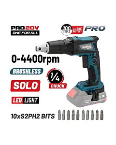 BORMANN PRO BBP5150 ΚΑΤΣΑΒΙΔΙ ΓΥΨΟΣΑΝΙΔΑΣ 20V BRUSHLESS ΜΠΑΤΑΡΙΑΣ, SOLO