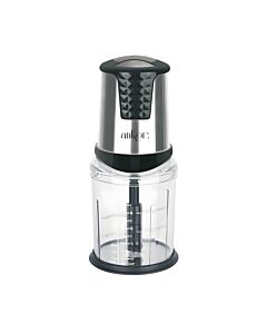 ΠΟΛΥΚΟΦΤΗΣ ΜΕ ΤΡΙΠΛΗ ΛΕΠΙΔΑ 550W ΔΟΧΕΙΟ INOX ΜΑΥΡΟ 1,0lt