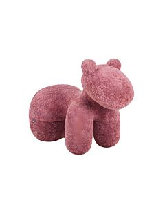 ΣΚΑΜΠΟ-ΠΟΥΦ TEDDY ΡΟΖ ΧΡΩΜΑ 55x110x83cm