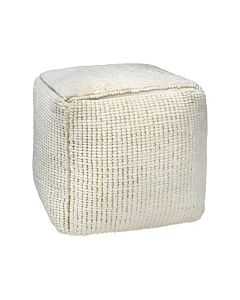 ΤΕΤΡΑΓΩΝΟ ΠΟΥΦ FL822 IVORY ΧΡΩΜΑ 45x45x45cm