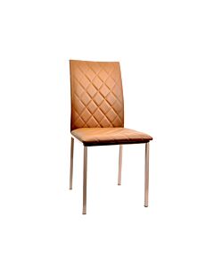 ΚΑΡΕΚΛΑ ΤΡΑΠΕΖΑΡΙΑΣ C-002 ΜΠΕΖ ΔΕΡΜΑΤΙΝΗ ΜΕ ΚΑΦΕ ΡΑΦΕΣ 43x55x92cm