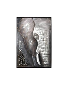 ΠΙΝΑΚΑΣ ΣΕ ΚΑΜΒΑ FL84 ΜΠΕΖ-ΚΑΦΕ-ΛΕΥΚΟ 80x120cm