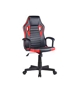 ΚΑΡΕΚΛΑ GAMING 5630 ΜΑΥΡΗ-ΚΟΚΚΙΝΗ ΔΕΡΜΑΤΙΝΗ 61x55x120cm