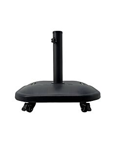 ΒΑΣΗ ΟΜΠΡΕΛΑΣ 25kg ΤΕΤΡΑΓΩΝΗ ΜΕ ΡΟΔΕΣ ΜΑΥΡΗ 50x50cm