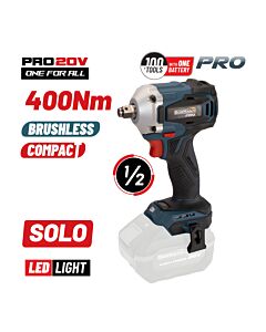 BORMANN PRO BBP5123 ΜΠΟΥΛΟΝΟΚΛΕΙΔΟ COMPACT, BRUSHLESS ΜΠΑΤΑΡΙΑΣ 20V, SOLO