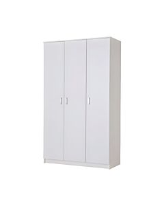 ΝΤΟΥΛΑΠΑ HANA 3K ΛΕΥΚΟ ΧΡΩΜΑ 120x52x205cm