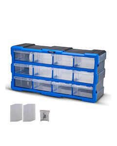 BORMANN PRO BTB3346 ΣΥΡΤΑΡΙΕΡΑ ΕΡΓΑΛΕΙΩΝ ΠΛΑΣΤΙΚΗ PARROT, 12 ΘΕΣΕΩΝ, 49.7x15.7x25cm