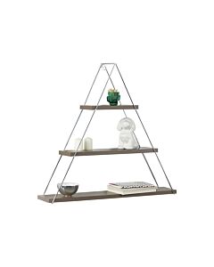 ΡΑΦΙ ΤΟΙΧΟΥ ELMIRA TRIANGLE ΚΑΡΥΔΙ 74x13x61cm