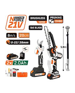 ΣΕΤ NAKAYAMA PRO EC1221x44T3C ΑΛΥΣΟΠΡΙΟΝΟ, ΨΑΛΙΔΙ ΚΛΑΔΟΥ ΚΑΙ ΠΡΟΕΚΤΑΣΗ 1,2-, ΒΑΛΙΤΣΑ 1.9m