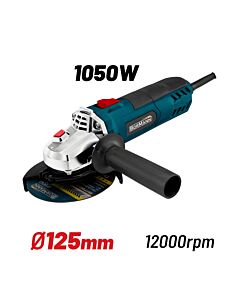 BORMANN BAG7300 ΓΩΝΙΑΚΟΣ ΤΡΟΧΟΣ 1050W, Φ125, 12000rpm
