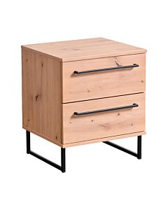 ΚΟΜΟΔΙΝΟ SARDINIA NO2F ARTISAN OAK / ΜΑΥΡΟ 45.5x35x54cm