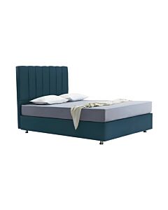 ΚΡΕΒΑΤΙ ELINA BLUE RAF ΜΕ ΑΠΟΘΗΚΕΥΤΙΚΟ ΧΩΡΟ ΓΙΑ ΣΤΡΩΜΑ 120x200cm 122x208x130cm