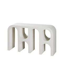 ΚΟΝΣΟΛΑ CONCRETTO ΛΕΥΚΟ ΜΕ ΥΦΗ ΤΣΙΜΕΝΤΟΥ ΧΡΩΜΑ 140x35x80cm