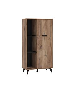 ΒΙΤΡΙΝΑ CORVIA POP FLAGSTAF-CARBON 68x33x130cm