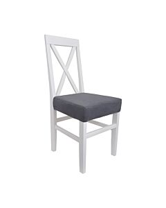 ΚΑΡΕΚΛΑ ΤΡΑΠΕΖΑΡΙΑΣ TX ΛΕΥΚΟ-ΓΚΡΙ 43x44x98cm