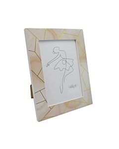 ΚΟΡΝΙΖΑ ΞΥΛΙΝΗ ΜΠΕΖ ΧΡΥΣΟ 13x18cm