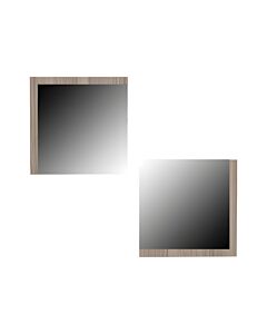 ΣΕΤ 2 ΚΑΘΡΕΦΤΕΣ ΤΟΙΧΟΥ CHARLES GREY OAK 60x60cm