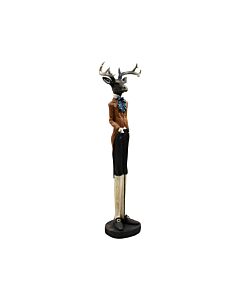 ΔΙΑΚΟΣΜΗΤΙΚΗ ΦΙΓΟΥΡΑ DEER ΚΕΡΑΜΙΔΙ ΧΡΩΜΑ 30x26x124cm