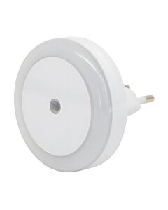 ΦΩΤΑΚΙ ΝΥΚΤΟΣ LED 0,5W ΜΕ ΑΙΣΘΗΤΗΡΑ ΚΑΙ ΘΕΡΜΟ ΦΩΣ 3000K 6x6x6,5cm