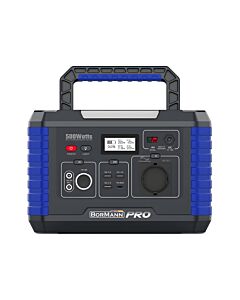BORMANN PRO BBC5020 POWER STATION 500W,519Wh/24000mAh,12V/24V, AC, DC, TYPE-C, USB-A, LI-ION