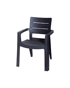 ΚΑΡΕΚΛΑ ΕΞΟΧΗΣ ΠΛΑΣΤΙΚΗ LINEA ΑΝΘΡΑΚΙ 83x58x63.5cm