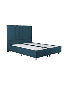 ΚΡΕΒΑΤΙ ELINA BLUE RAF ΜΕ ΑΠΟΘΗΚΕΥΤΙΚΟ ΧΩΡΟ ΓΙΑ ΣΤΡΩΜΑ 160x200cm 162x208x130cm