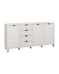 ΚΟΜΟΤΑ-ΜΠΟΥΦΕΣ BREST 4Κ4F CASHMERE-CASHMERE ΜΑΤ ΧΡΩΜΑ 183x40x91cm