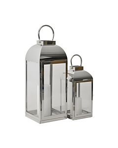 ΣΕΤ ΦΑΝΑΡΙΑ INOX ΤΩΝ 2 ΤΕΜΑΧΙΩΝ ΣΕ ΑΣΗΜΙ ΧΡΩΜΑ