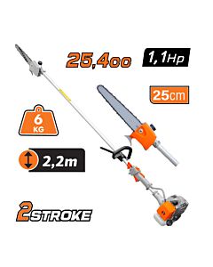 NAKAYAMA PS2600 ΚΟΝΤΑΡΟΠΡΙΟΝΟ ΒΕΝΖΙΝΗΣ 1,1HP, 25,4CC, , 1/4''X1,1mm 58ΟΔ 25cm