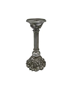 ΚΗΡΟΠΗΓΙΟ FLOWER ΑΣΗΜΙ ΧΡΩΜΑ SLS 11x11x26cm