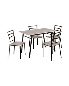 ΣΕΤ ΤΡΑΠΕΖΑΡΙΑΣ 1123 SONOMA ΜΕ ΚΑΦΕ ΣΚΕΛΕΤΟ 112x72x75cm