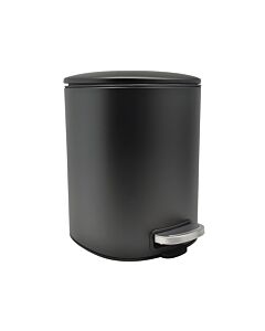 ΚΑΛΑΘΙ ΜΠΑΝΙΟΥ INOX ΤΕΤΡΑΓΩΝΟ ΜΑΥΡΟ ΜΑΤ SOFT CLOSE 5lt