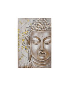 ΚΑΔΡΟ BUDDHA ΜΠΕΖ-ΓΚΡΙ ΧΡΩΜΑ 80x3x120cm