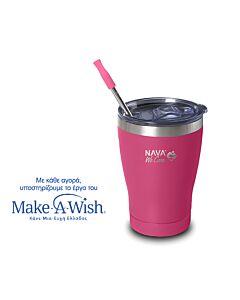 ΘΕΡΜΟΣ ΠΟΤΗΡΙ ΜΕ ΑΝΟΞΕΙΔΩΤΟ ΚΑΛΑΜΑΚΙ WE CARE MAGENTA 360ml