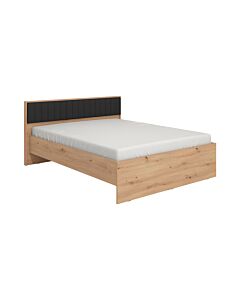 ΚΡΕΒΑΤΙ VARADERO 160 ARTISAN OAK-ΜΑΥΡΟ 175x206x92cm