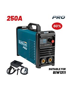BORMANN PRO BIW2250 ΗΛΕΚΤΡΟΚΟΛΛΗΣΗ INVERTER, SYNERGIC, ΑΠΟΔΟΣΗ 250Α/60%, ΜΕΓ ΗΛΕΚΤΡΟΔΙΟ 5mm