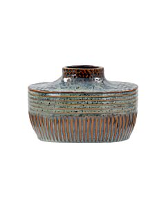 ΚΕΡΑΜΙΚΟ BAZO FL23764 ΠΡΑΣΙΝΟ-ΚΑΦΕ ΧΡΩΜΑ 31x11x20cm