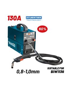 BORMANN BIW1135 ΗΛΕΚΤΡΟΚΟΛΛΗΣΗ MIG/MAG 130A, ΝΟ GAS