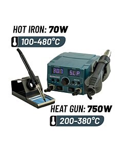 BORMANN BSG1750 ΣΤΑΘΜΟΣ ΚΟΛΛΗΣΗΣ 750W ΜΕ ΡΥΘΜΙΣΗ ΘΕΡΜΟΚΡΑΣΙΑΣ 100°C-480°C