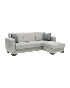 ΓΩΝΙΑΚΟΣ ΚΑΝΑΠΕΣ NEW DOLCE ΜΟΚΑ ΜΕ ΚΑΦΕ ΜΑΞΙΛΑΡΙΑ 240x146x85cm
