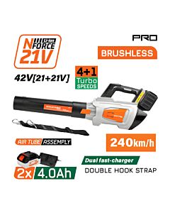 NAKAYAMA PRO EC1719x44 ΦΥΣΗΤΗΡΑΣ BRUSHLESS MΠΑΤΑΡΙΑΣ 42V, LI-ION, .0Ah,240KM/H 2x4