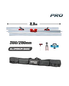 BORMANN PRO BTC4550 ΚΟΦΤΗΣ ΠΛΑΚΙΔΙΩΝ XL ΜΕ ΡΑΓΕΣ ΑΛΟΥΜΙΝΙΟΥ ΚΑΙ ΕΞΑΡΤΗΜΑΤΑ 3.3m