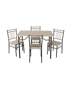 ΣΕΤ ΤΡΑΠΕΖΑΡΙΑΣ 1125 SONOMA ΜΕ ΚΑΦΕ ΣΚΕΛΕΤΟ 112x72x75cm