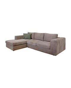 ΚΑΝΑΠΕΣ MONDIVA ΑΡΙΣΤΕΡΗ ΓΩΝΙΑ ΚΑΦΕ ΧΡΩΜΑ 280x180x83cm