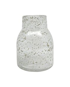 ΒΑΖΟ ΓΥΑΛΙΝΟ ΑΠΟ ΦΥΣΗΤΟ ΓΥΑΛΙ ΔΙΑΦΑΝΟ 12x12x17,5cm