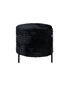 ΣΤΡΟΓΓΥΛΟ ΣΚΑΜΠΟ NEW LUX ΜΑΥΡΟ ΧΡΩΜΑ 46x46x43cm