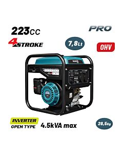 BORMANN PRO BGB4045 ΓΕΝΝΗΤΡΙΑ ΒΕΝΖΙΝΗΣ INVERTER ΑΝΟΙΧΤΟΥ ΤΥΠΟΥ 350W, 223C