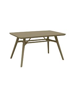 ΤΡΑΠΕΖΙ ΚΗΠΟΥ ΜΕ ABS ΕΠΙΦΑΝΕΙΑ FL8863 CAPPUCCINO ΧΡΩΜΑ 135x79x75cm
