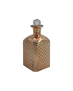 ΓΥΑΛΙΝΗ ΔΙΑΚΟΣΜΗΤΙΚΗ ΚΑΡΑΦΑ FL3136 COPPER ΧΡΩΜΑ 10x25cm